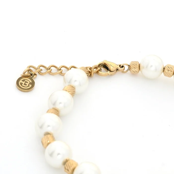 Pulseira em aço pérolas - Image 2