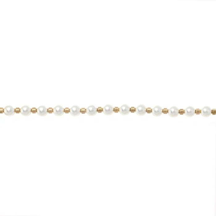 Pulseira em aço pérolas - Image 1