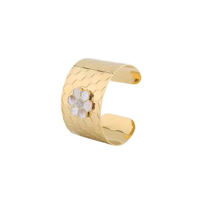 Pulseira rígida aço com coração Viana - Image 3