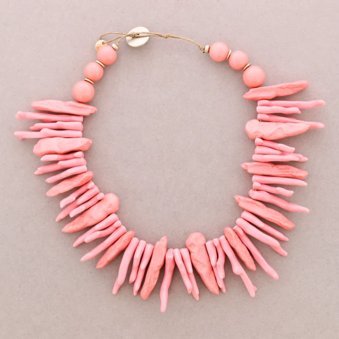 Gargantilha Coral Resina - Image 1